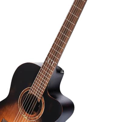 Ortega DSSUITE-C/E The Private Room Series Solid Spruce Top Mahogany Neck Nylon 6-String Classical Acoustic-Electric Guitar w/Gig Bag image 10