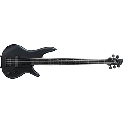 Ibanez GWB35BKF Gary Willis Signature Fretless 5-string Bass - Black Flat image 2