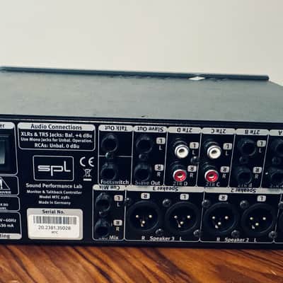 SPL 2381 MTC Monitor and Talkback Controller 2008 - 2022 - Black image 4