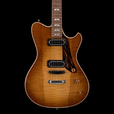 Powers Electric A-Type Select Flame Top #25 PF42 - Wild Honey Burst #B237 image 3