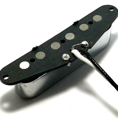 Dragonfire Tele Noiseless Neck Pickup, Single Telecaster Performance, Chrome Covered Neck image 2