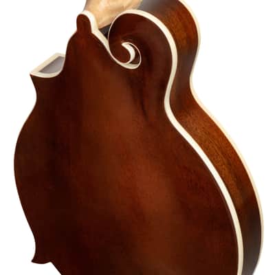 Ortega RMF200PF Americana Series F-Style Solid Flamed Maple Top Maple Neck 8-String Mandolin w/Croco Leather Case image 9