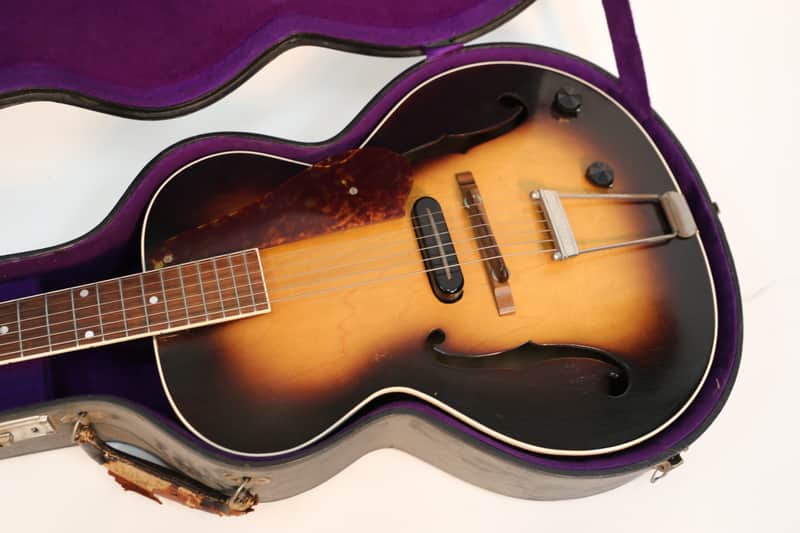 Vintage Epiphone Pre Gibson Hollow Jazz Archtop Guitar Original Blade Pickup 1930's image 1