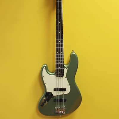 Fender Jazz Bass Left hand green Metallic image 1