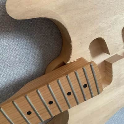 Harley Benton Harley Benton Guitar Maple Neck with Basswood HH Body - Wood Color image 8