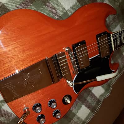 Gibson SG Standard '61 w/ Maestro Vibrola 2022 Gibson Demo Shop Guitar Vintage Cherry image 4