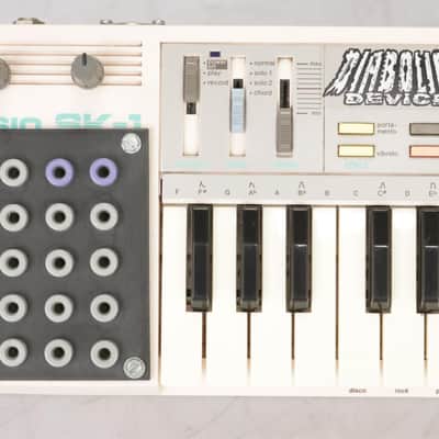 Diabolical Devices Casio SK-1 Circuit Bent Sampling Keyboard Synthesizer #38947 image 3