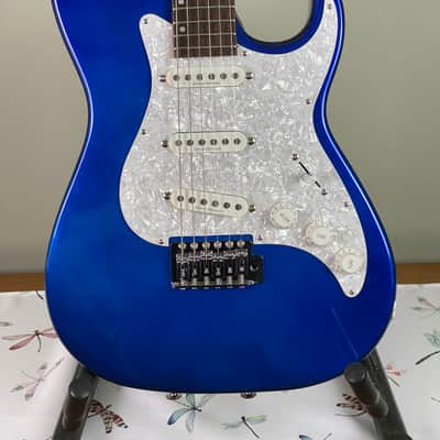Samick Greg Bennett Malibu MB30 Electric Guitar – Blue image 2