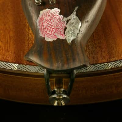 Blueberry Handmade Mandolin Floral Motif Built to Order in 90-Days image 7