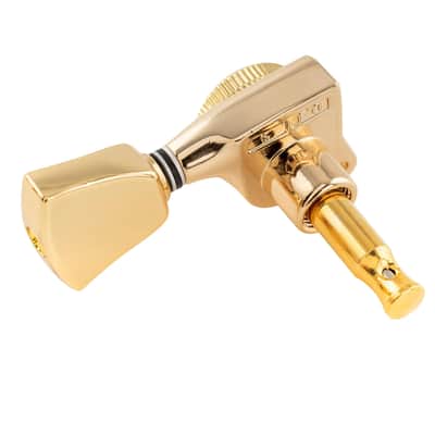 Brio 3x3 Locking Tuners 18:1 Ratio • Full Sealed Locking Machine Heads - Gold image 3