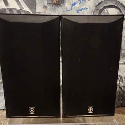 Yamaha Yamaha NS-AP6500F 2-way bass reflex speakers 90s - Black veneer image 1