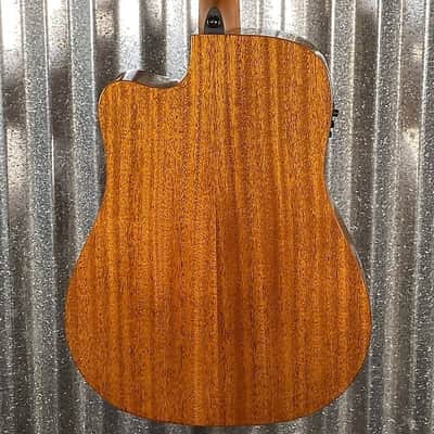 LAG Guitars T98DCE Natural Dreadnought Acoustic Electric Guitar #2194 image 9