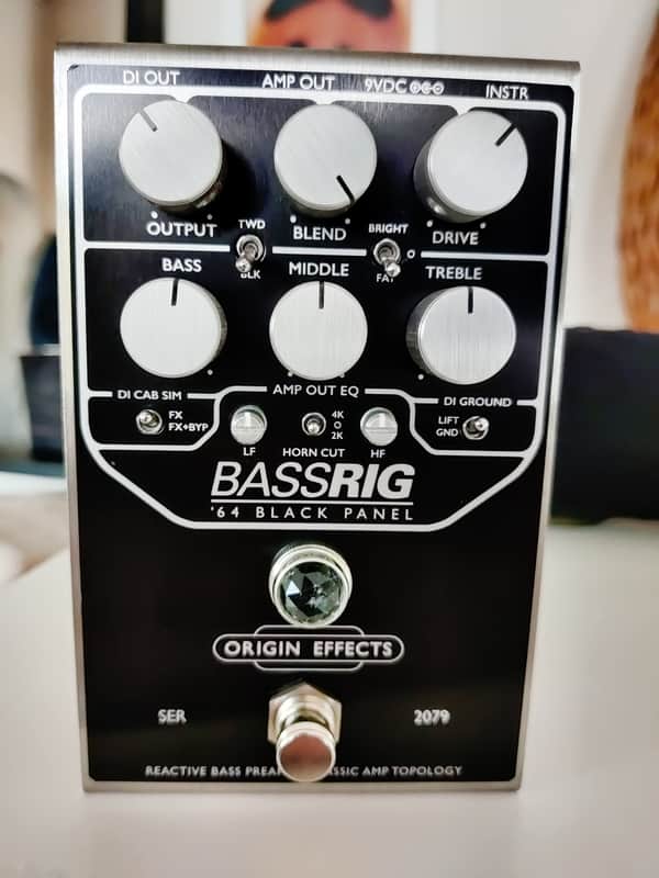 Origin Effects Bassrig 64 Black Panel