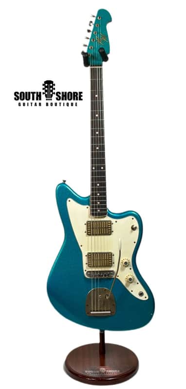 Mario Martin Guitars Jazzbastard Fine Flake Lake Placid Blue, Mojo Dual Foils 7lbs NEW (Authorized Dealer) image 1