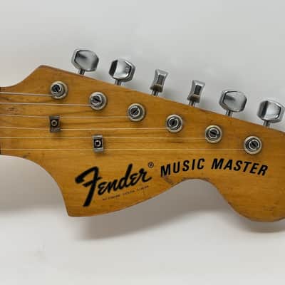 Fender Musicmaster 1976 - Olympic White Gone Yellow image 5