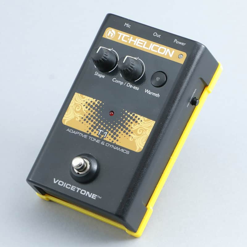 TC Helicon T1 Adaptive Tone & Dynamics Vocal Effects Pedal P-27410 image 1