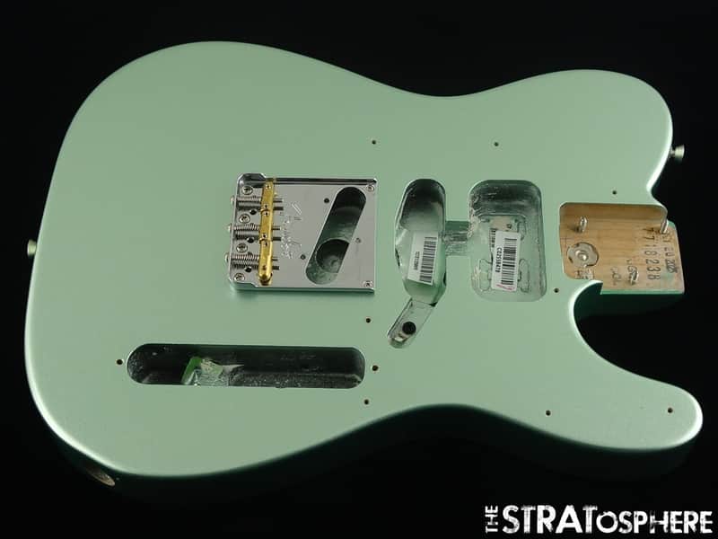 Fender American Professional II Telecaster BODY +HARDWARE Tele Mystic Surf Green image 1