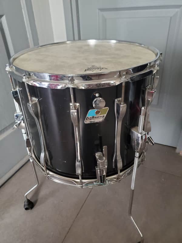 Ludwig CAISSE CLAIRE SUR PIEDS LUDWIG 15'' x 11,5'' 1980 - NOIRE image 1