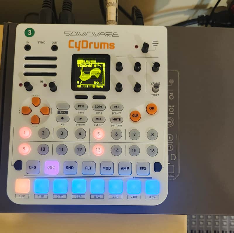 Sonicware CyDrums Expressive Drum Synthesizer 2025 - Present - Silver imagen 1