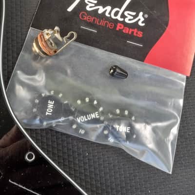 Fender Strat pickguard semi loaded Brandon Wound 1977 pickups '77 pots knobs etc image 7