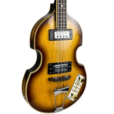 Greco VB Violin Bass 1970s - Vintage Sunburst image 2
