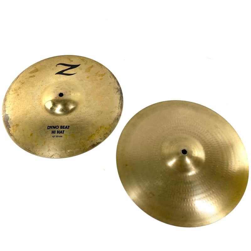 Used Zildjian 13 A Quick Beat/Z Dyno Beat Vintage Hi Hat Cymbals image 1