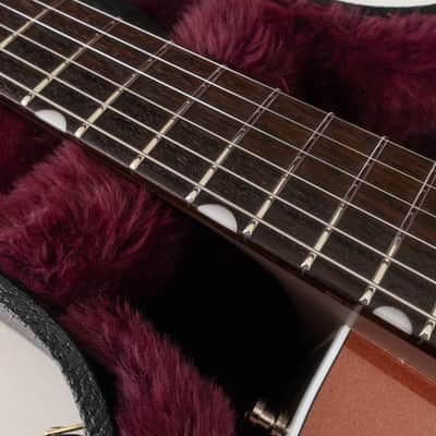 Gretsch G6118T Players Edition Anniversary Hollowbody Electric Guitar, Rosewood Fingerboard, Two-Tone Copper Metallic/Sahara Metallic image 4