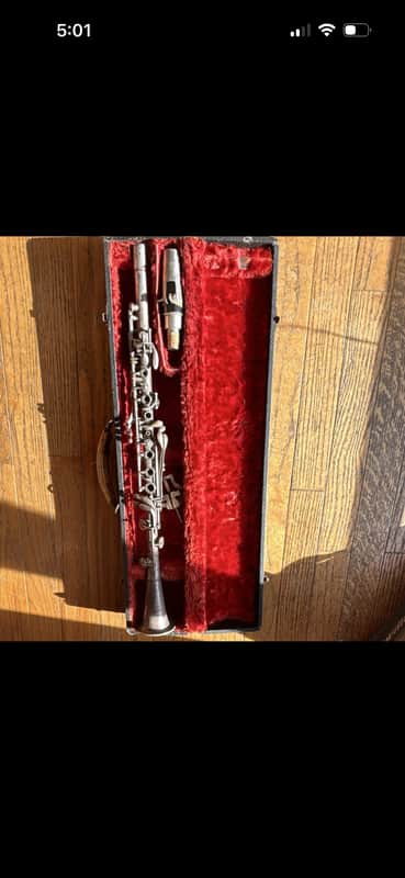 Vintage Triumph Bb Metal Clarinet - RESTORED!