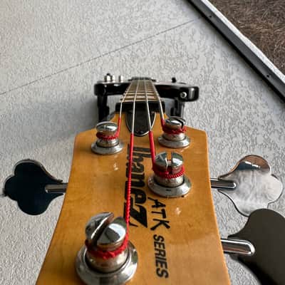 Ibanez ATK 300 Bass (1994 *First Year of Production) Natural Ash / Maple Board image 7