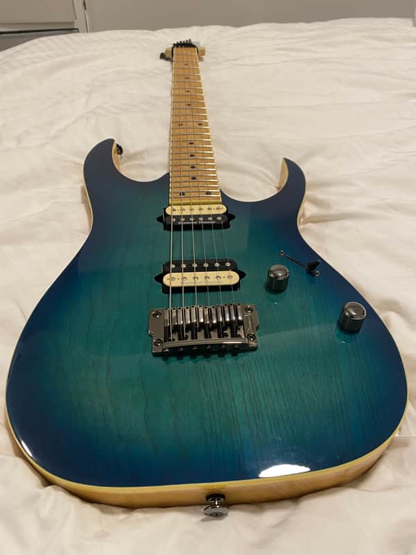 Ibanez RG652AHMFX-NGB Prestige 2016 - Present - Nebula Green Burst image 1