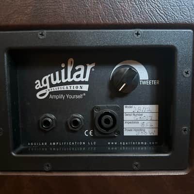 2x Aguilar DB 112 300-Watt 1x12" Bass Speaker Cabinets with tweeter (8ohm) Chocolate Thunder image 8