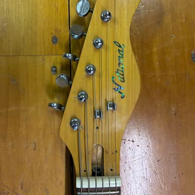 Used 1970s National Telecaster Copy Rosewood Fingerboard Vintage White image 4