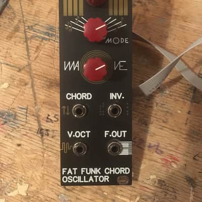 Kammerl / KITT BANG eurorack modular FFCO FAT FUNK Chord Oscillator 2021 Black with RED Knobs image 4