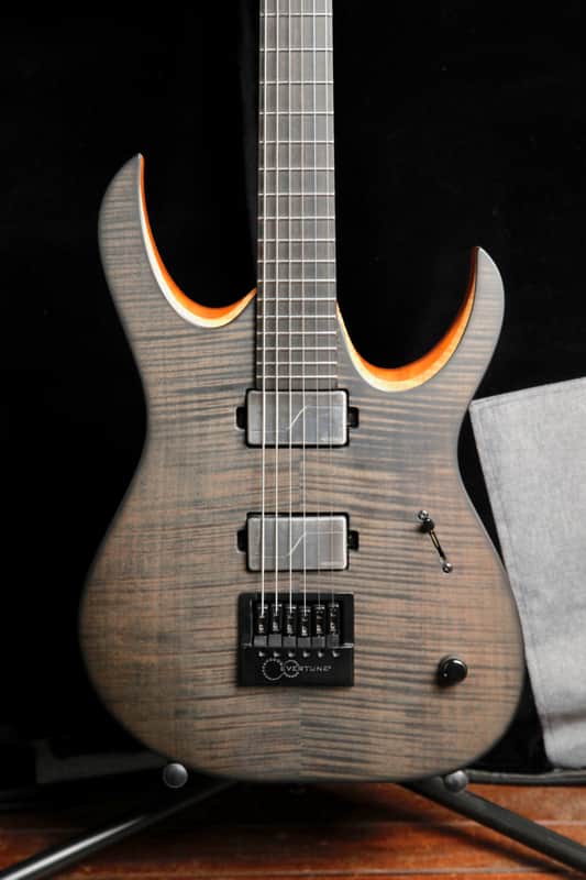 Mayones Duvell 6 Elite Transparent Graphite Satin Electric Guitar 2022 Pre-Owned image 1
