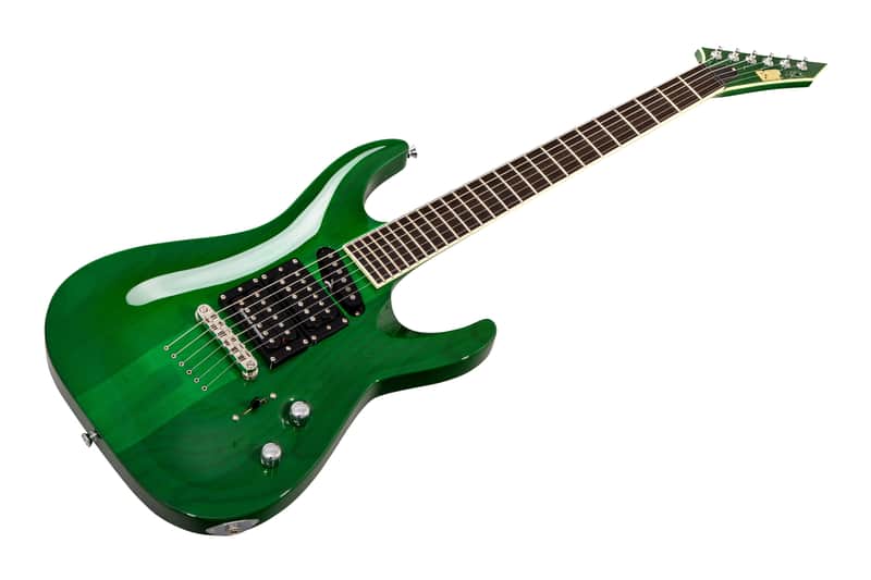 ギター esp stef-6 stephen carpenter model ESP Stephen Carpenter STEF-6 CS STG - See Thru Green - Custom | Reverb