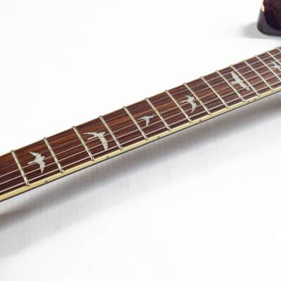 PRS SE Custom 24 Semi-Hollow Piezo - Orange Tiger Smokeburst image 7