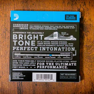 9 SETS - D'Addario EXL157 Nickel Wound Medium Baritone Electric Guitar Strings, 14-68 (Brand New/Sealed) imagen 4