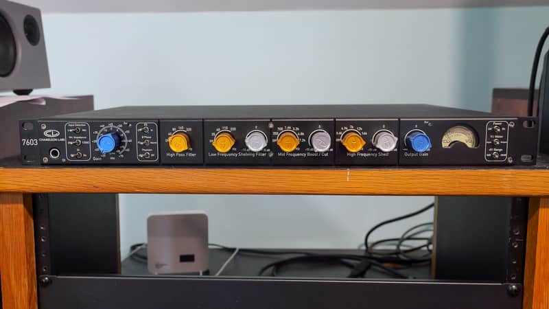 Chameleon Labs 7603 Microphone Preamp / 3-Band Equalizer 2010s - Black image 1