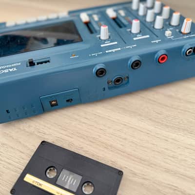 TASCAM Porta 02 mkII Ministudio 4-Track Cassette Recorder 2000s - Blue image 4