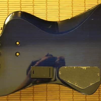 Burny ZB-85 signature Norio Toshiro ( Thunderbird Bass ) See-Thru Blue image 15