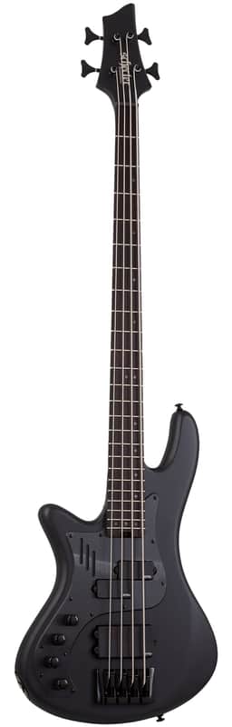 Schecter Stiletto-4 Stealth Pro EX LH Satin Black image 1