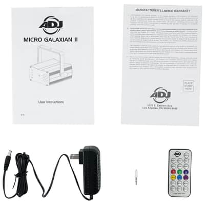 American DJ ADJ Micro Galaxian II Green/Red Laser Beam Club/Stage Light+Remote image 7
