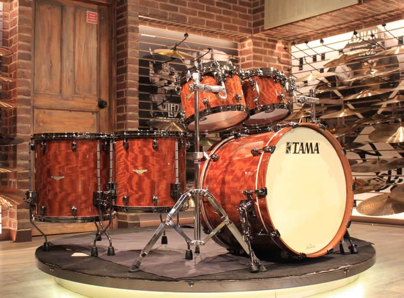 Tama Starclassic Bubinga Figured African Cherry LTD 6pcs Drum set - Used! image 1