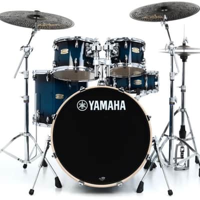 Yamaha SBP2F50 Stage Custom Birch 5-piece Shell Pack - Deep Blue Sunburst (SCBIRCHSPDUSd1)