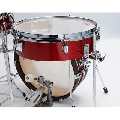Tama Club-JAM Pancake 4pc Drum Set Burnt Red Mist image 3