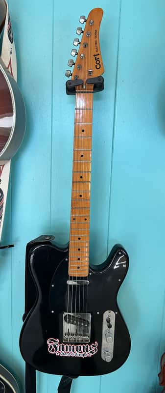 Cort Telecaster 1980's Black Tele image 1