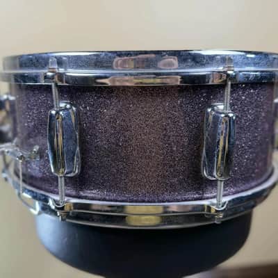 Slingerland Hollywood Ace 5.5x14" 8-Lug Snare Drum 1960 Smokey Sparkling Pearl image 3