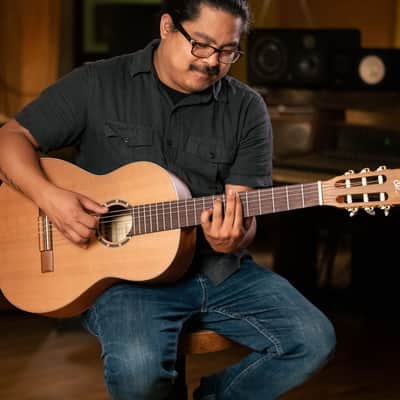 Ortega R131 Family Series Pro Solid Cedar Top Mahogany Neck Nylon 6-String Classical Acoustic Guitar w/Gig Bag image 17