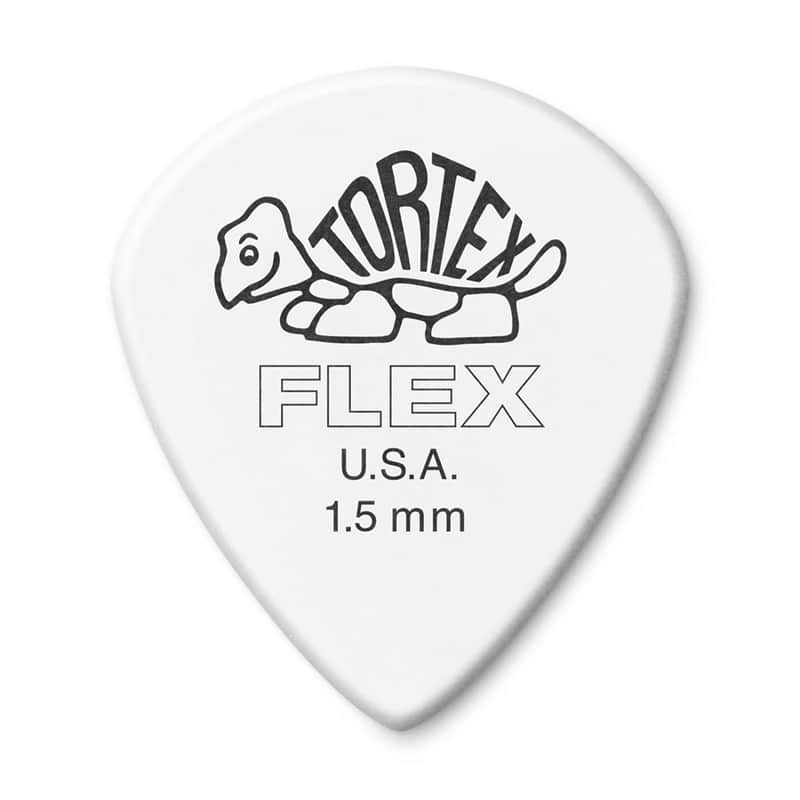 Dunlop 468P15 Tortex Flex Jazz III 1.5mm Guitar Picks (12-Pack) image 1