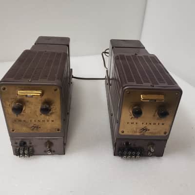 Fully Restored Pair Of Fisher 80AZ Monoblocks - 30WPC Mono Power Amps With Unique Looks And Classic Fisher Performance! image 1